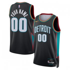 NBA Mænd Trøje Detroit Pistons Custom 2025-26 Nike City Edition Sort Swingman